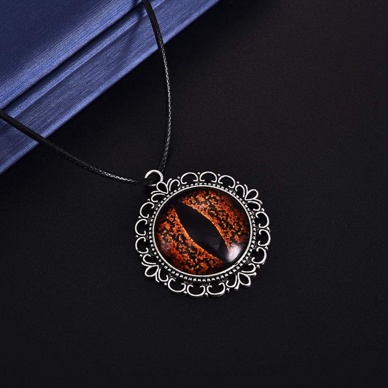 DROLE 100Pcs 25mm Glass Cabochons Evil Dragon Snake Doll Eye Covered Flatback Dome Cabochon Fit 25mm Jewelry Blanks - Image 4